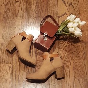 Laurel Cutout Ankle Boots